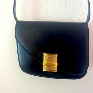 Ferragamo Fiamma Small Leather Crossbody Bag